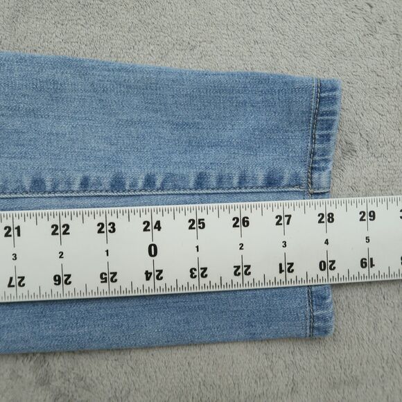 Chico's Jeans Womens Size 1R US-8R Blue Mid-Rise Jegging Denim 28"Inseam Stretch - Picture 4 of 16